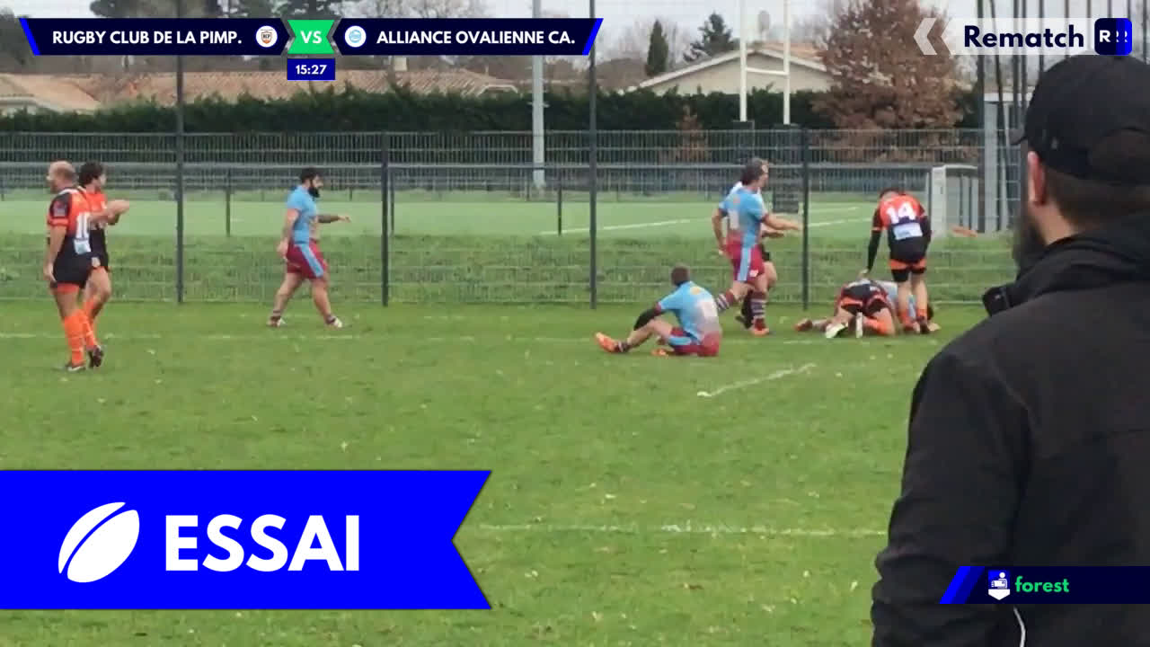 Essai Rugby Club De La Pimpine Alliance Ovalienne Caudecostoise En